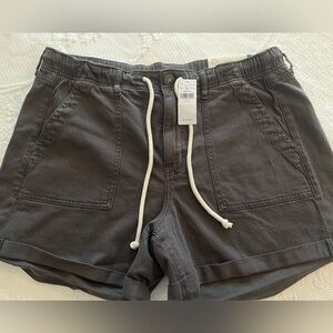 American Eagle Tomgirl Shorts Stretch 16 Women’s Black NWT